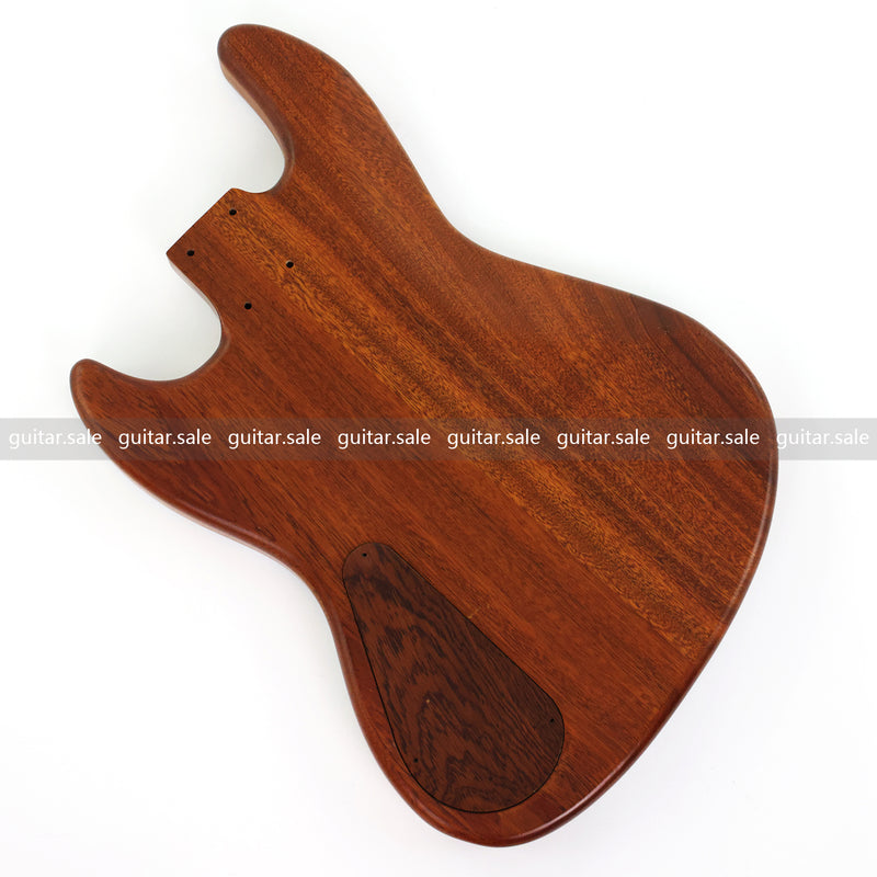 One-of-a-Kind Burl Wood Veneer Epoxy Resin Jazz Bass Style Electric Bass Guitar Body (JBE-014)
