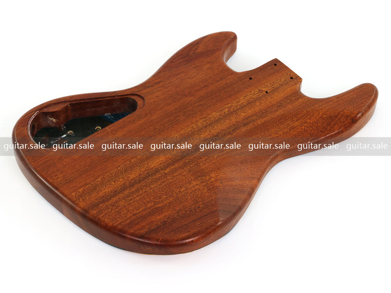 One-of-a-Kind Burl Wood Veneer Epoxy Resin Jazz Bass Style Electric Bass Guitar Body (JBE-014)