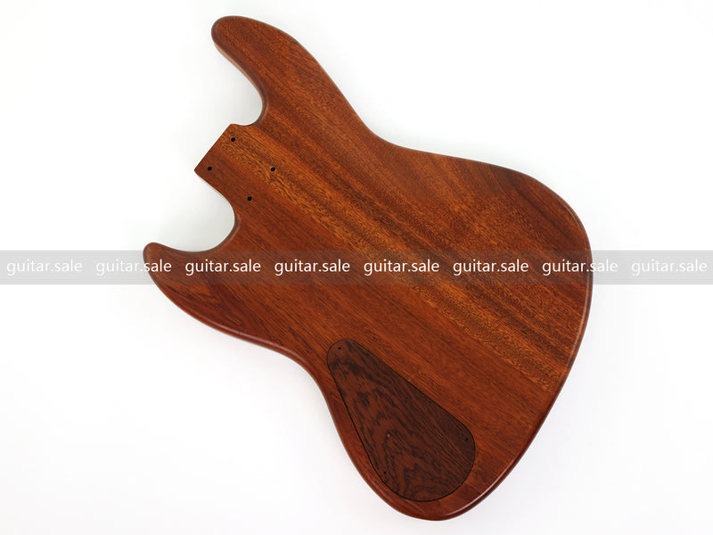 One-of-a-Kind Burl Wood Veneer Epoxy Resin Jazz Bass Style Electric Bass Guitar Body (JBE-014)