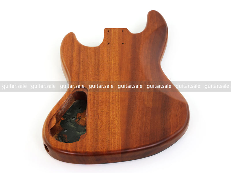 One-of-a-Kind Burl Wood Veneer Epoxy Resin Jazz Bass Style Electric Bass Guitar Body (JBE-015)