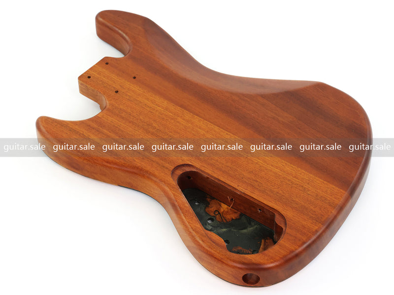 One-of-a-Kind Burl Wood Veneer Epoxy Resin Jazz Bass Style Electric Bass Guitar Body (JBE-015)