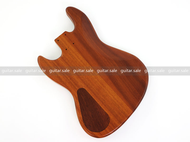 One-of-a-Kind Burl Wood Veneer Epoxy Resin Jazz Bass Style Electric Bass Guitar Body (JBE-015)