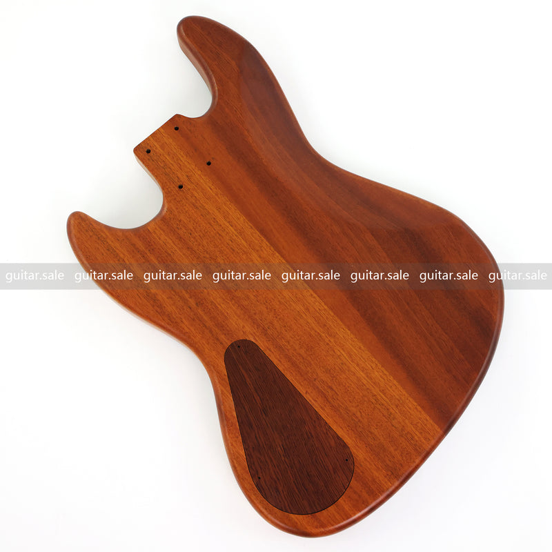 One-of-a-Kind Burl Wood Veneer Epoxy Resin Jazz Bass Style Electric Bass Guitar Body (JBE-015)