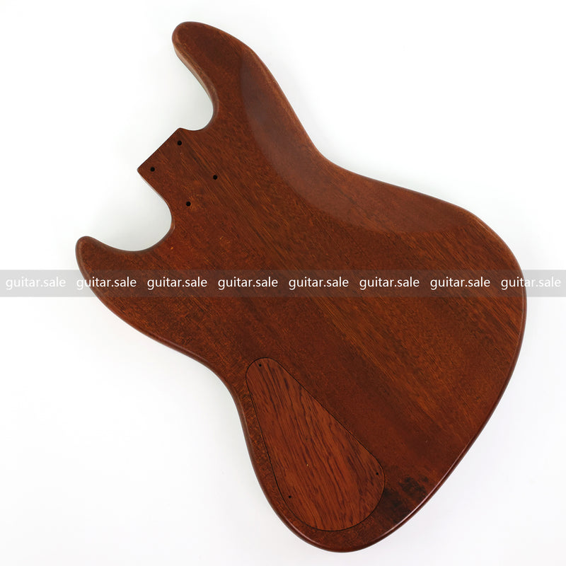 One-of-a-Kind Burl Wood Veneer Epoxy Resin Jazz Bass Style Electric Bass Guitar Body (JBE-016)