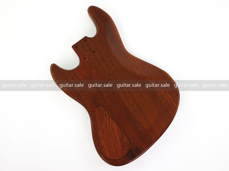 One-of-a-Kind Burl Wood Veneer Epoxy Resin Jazz Bass Style Electric Bass Guitar Body (JBE-016)
