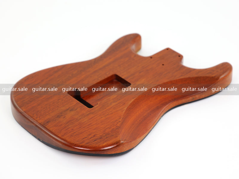 One-of-a-Kind Burl Wood Veneer Epoxy Resin ST Style Electric Guitar Body (SBE-001)