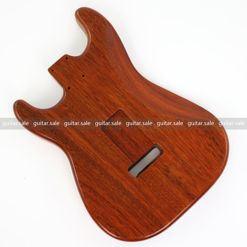 One-of-a-Kind Burl Wood Veneer Epoxy Resin ST Style Electric Guitar Body (SBE-001)