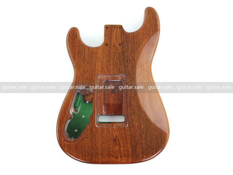 One-of-a-Kind Burl Wood Veneer Epoxy Resin ST Style Electric Guitar Body (SBE-005)