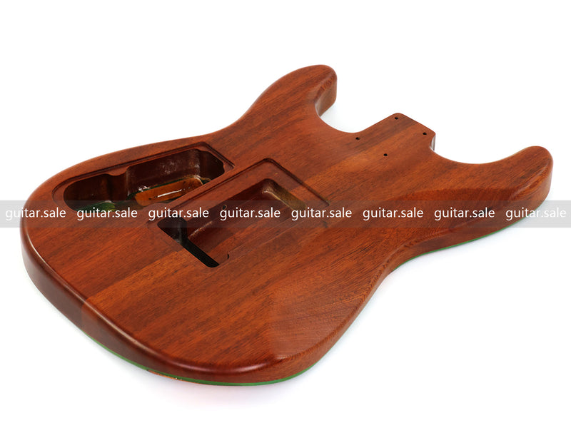 One-of-a-Kind Burl Wood Veneer Epoxy Resin ST Style Electric Guitar Body (SBE-018)
