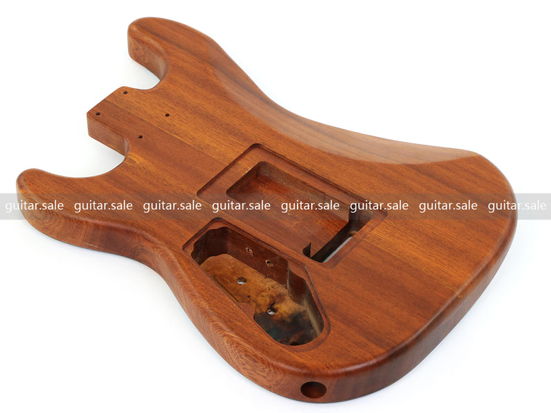 One-of-a-Kind Burl Wood Veneer Epoxy Resin ST Style Electric Guitar Body (SBE-020)