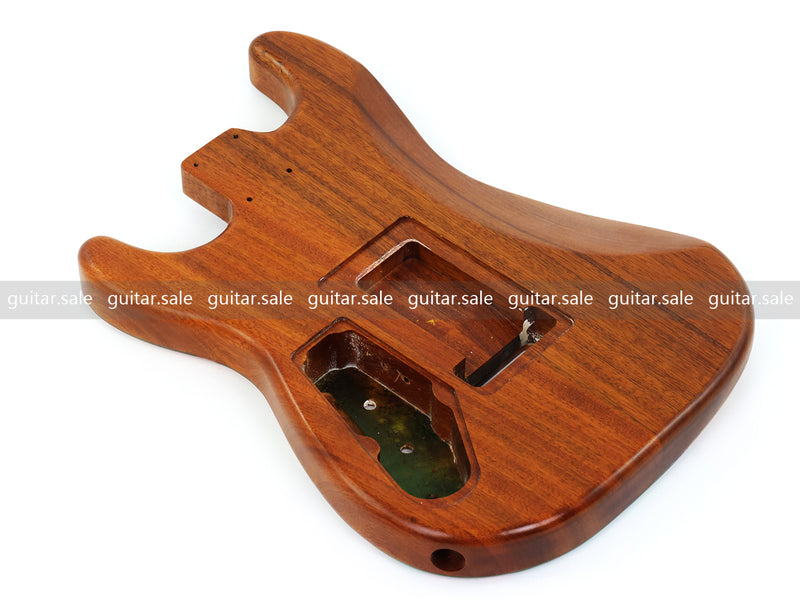 One-of-a-Kind Burl Wood Veneer Epoxy Resin ST Style Electric Guitar Body (SBE-022)