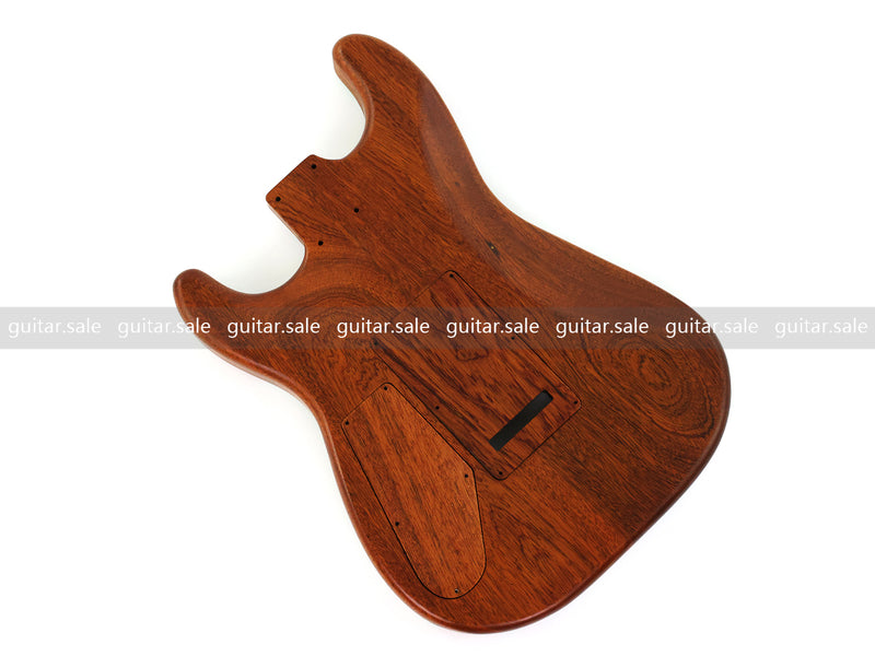 One-of-a-Kind Burl Wood Veneer Epoxy Resin ST Style Electric Guitar Body (SBE-024)