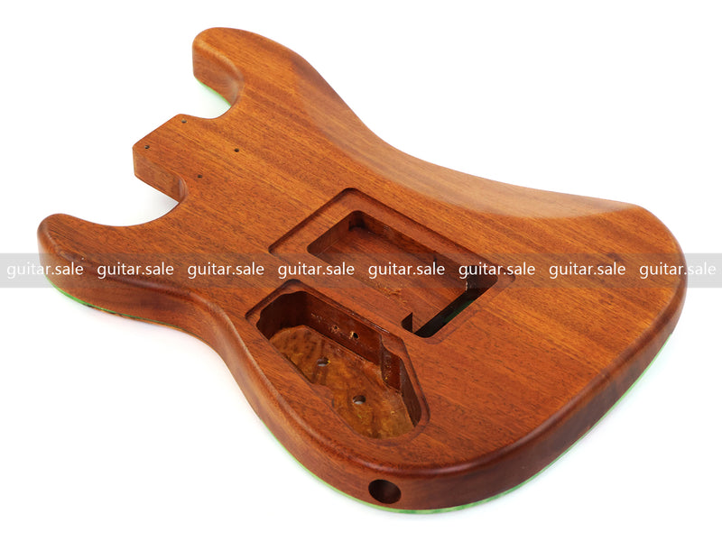 One-of-a-Kind Burl Wood Veneer Epoxy Resin ST Style Electric Guitar Body (SBE-027)