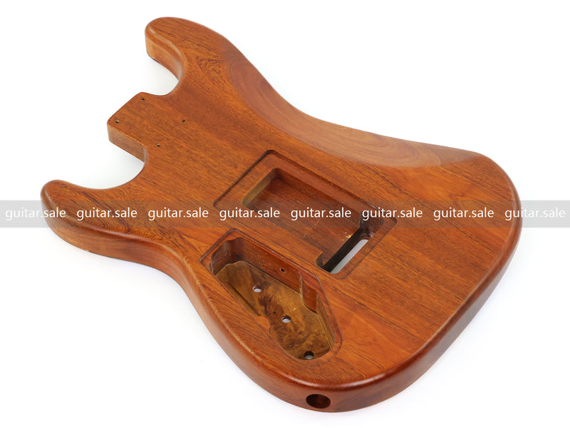 One-of-a-Kind Burl Wood Veneer Epoxy Resin ST Style Electric Guitar Body (SBE-029)