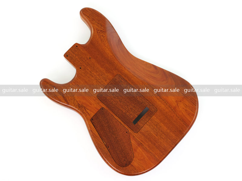 One-of-a-Kind Burl Wood Veneer Epoxy Resin ST Style Electric Guitar Body (SBE-029)