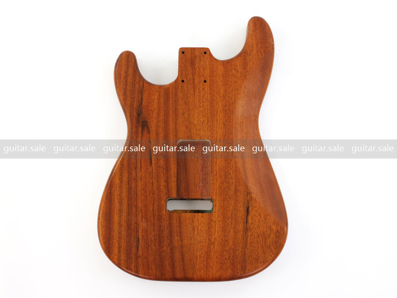 One-of-a-Kind Burl Wood Veneer Epoxy Resin ST Style Electric Guitar Body (SBE-030)