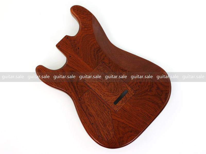 One-of-a-Kind Burl Wood Veneer Epoxy Resin ST Style Electric Guitar Body (SBE-032)