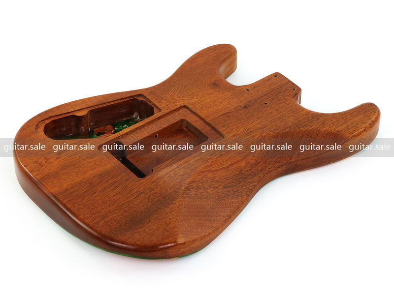One-of-a-Kind Burl Wood Veneer Epoxy Resin ST Style Electric Guitar Body (SBE-033)