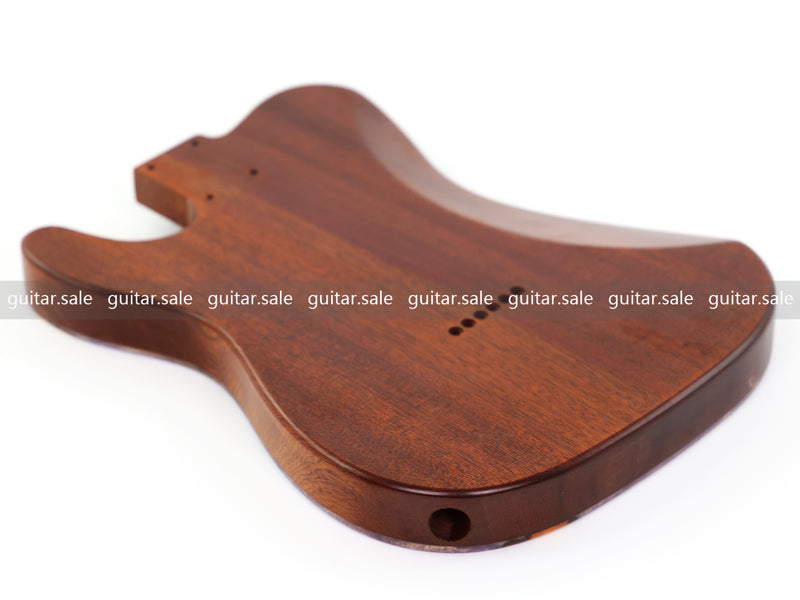 One-of-a-Kind Burl Wood Veneer Epoxy Resin TL Style Electric Guitar Body (BE-004)
