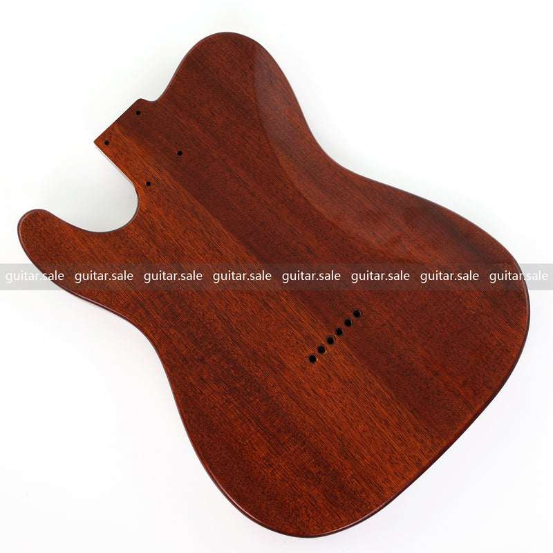 One-of-a-Kind Burl Wood Veneer Epoxy Resin TL Style Electric Guitar Body (BE-004)