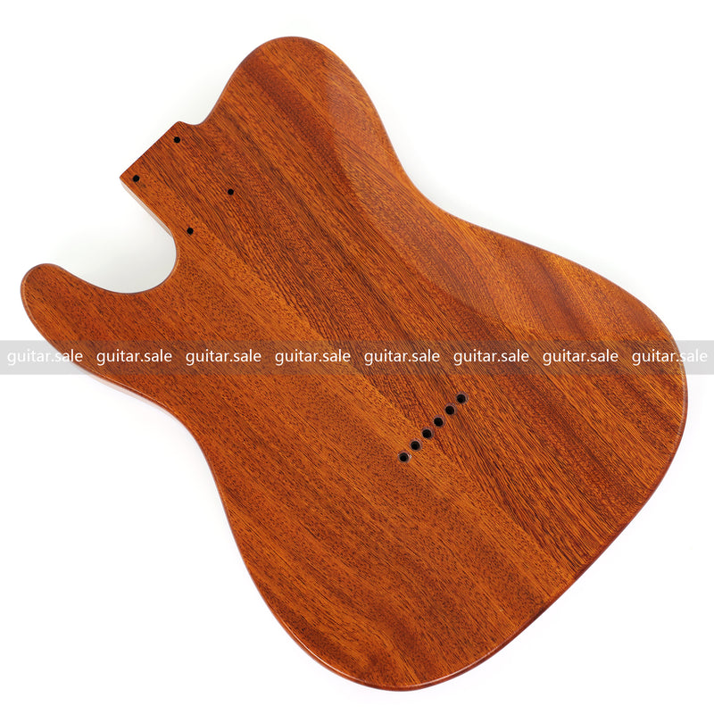 One-of-a-Kind Burl Wood Veneer Epoxy Resin TL Style Electric Guitar Body (BE-005)