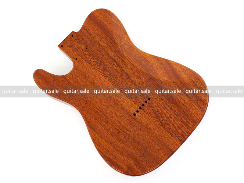 One-of-a-Kind Burl Wood Veneer Epoxy Resin TL Style Electric Guitar Body (BE-005)
