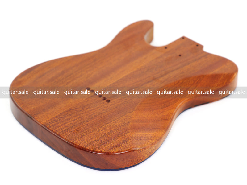 One-of-a-Kind Burl Wood Veneer Epoxy Resin TL Style Electric Guitar Body (BE-005)