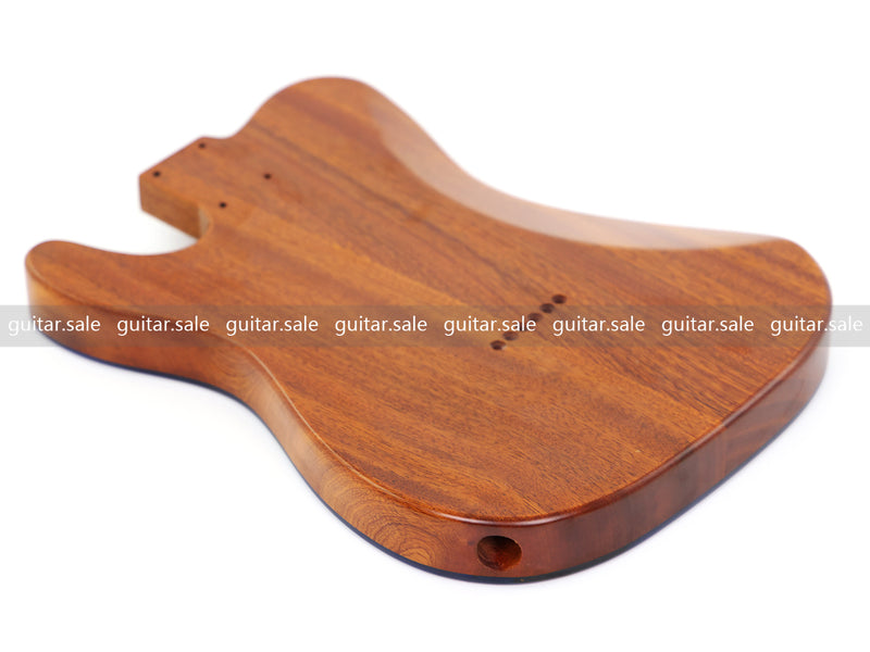 One-of-a-Kind Burl Wood Veneer Epoxy Resin TL Style Electric Guitar Body (BE-005)