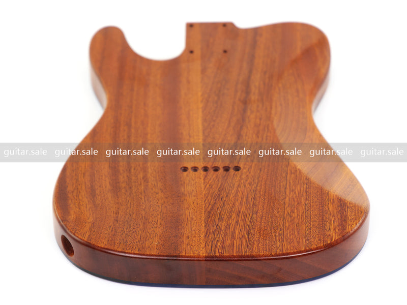 One-of-a-Kind Burl Wood Veneer Epoxy Resin TL Style Electric Guitar Body (BE-005)