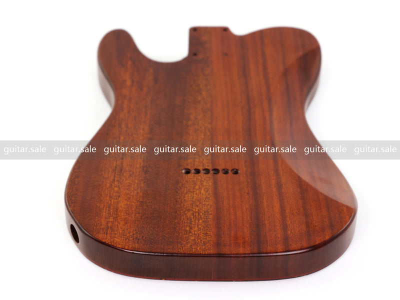 One-of-a-Kind Burl Wood Veneer Epoxy Resin TL Style Electric Guitar Body (BE-006)