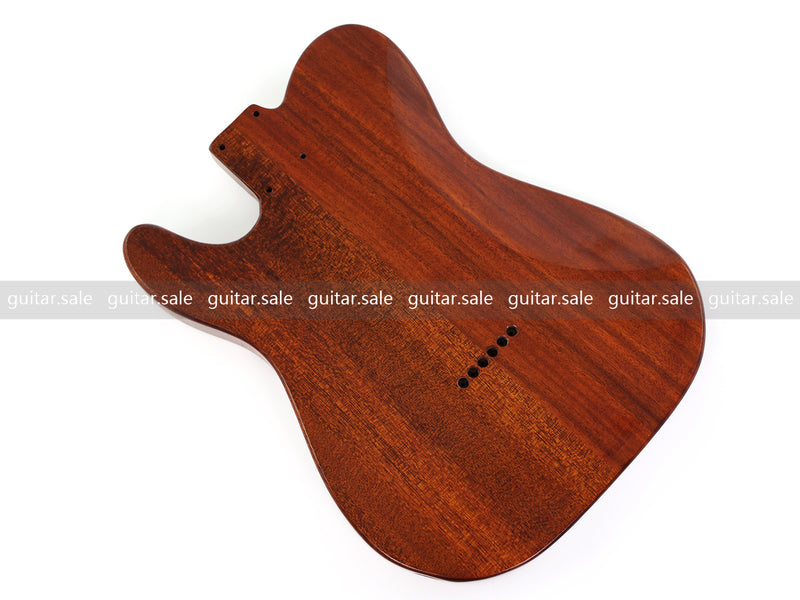 One-of-a-Kind Burl Wood Veneer Epoxy Resin TL Style Electric Guitar Body (BE-006)