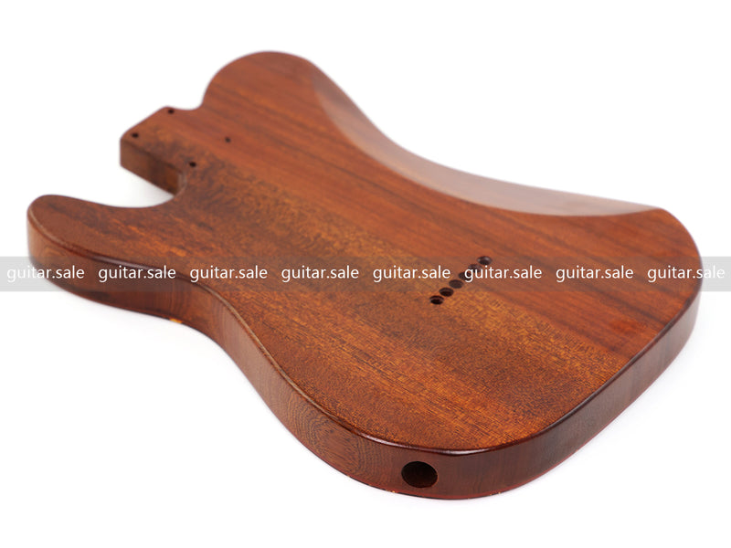 One-of-a-Kind Burl Wood Veneer Epoxy Resin TL Style Electric Guitar Body (BE-006)