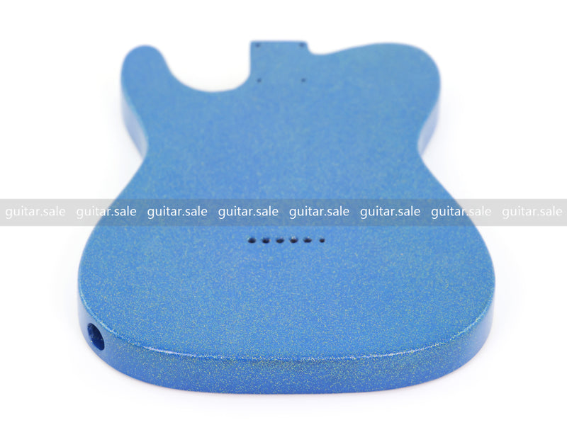 One-of-a-Kind Burl Wood Veneer Epoxy Resin TL Style Electric Guitar Body (BE-011)