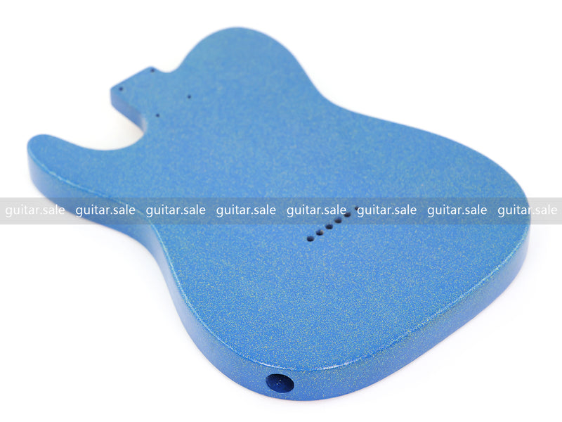 One-of-a-Kind Burl Wood Veneer Epoxy Resin TL Style Electric Guitar Body (BE-011)