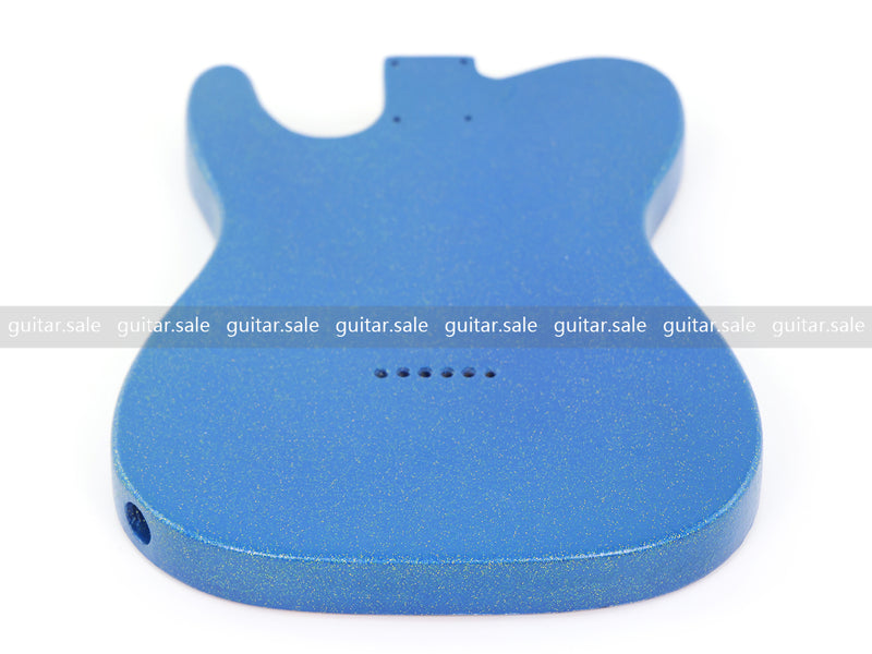 One-of-a-Kind Burl Wood Veneer Epoxy Resin TL Style Electric Guitar Body (BE-012)