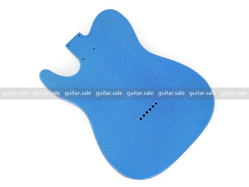 One-of-a-Kind Burl Wood Veneer Epoxy Resin TL Style Electric Guitar Body (BE-012)