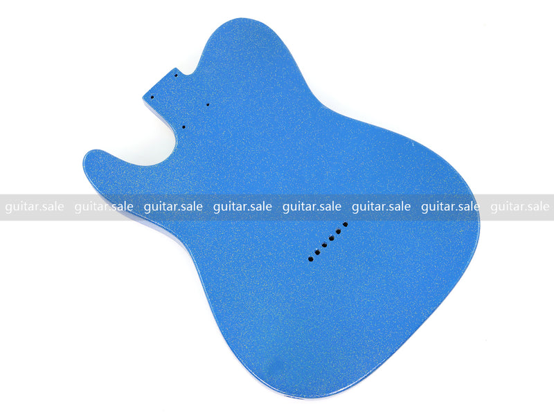 One-of-a-Kind Burl Wood Veneer Epoxy Resin TL Style Electric Guitar Body (BE-013)