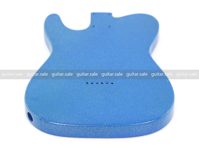 One-of-a-Kind Burl Wood Veneer Epoxy Resin TL Style Electric Guitar Body (BE-013)
