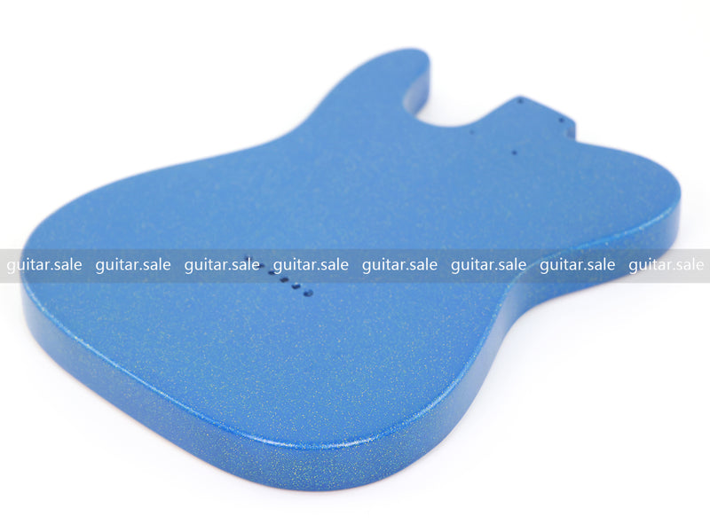One-of-a-Kind Burl Wood Veneer Epoxy Resin TL Style Electric Guitar Body (BE-014)