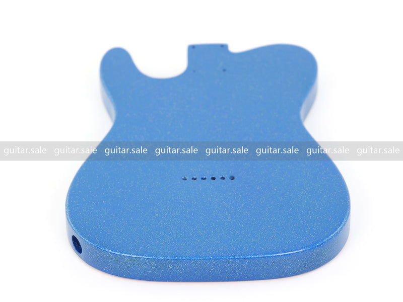 One-of-a-Kind Burl Wood Veneer Epoxy Resin TL Style Electric Guitar Body (BE-014)