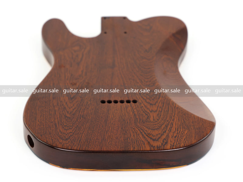 One-of-a-Kind Burl Wood Veneer Epoxy Resin TL Style Electric Guitar Body (BE-015)