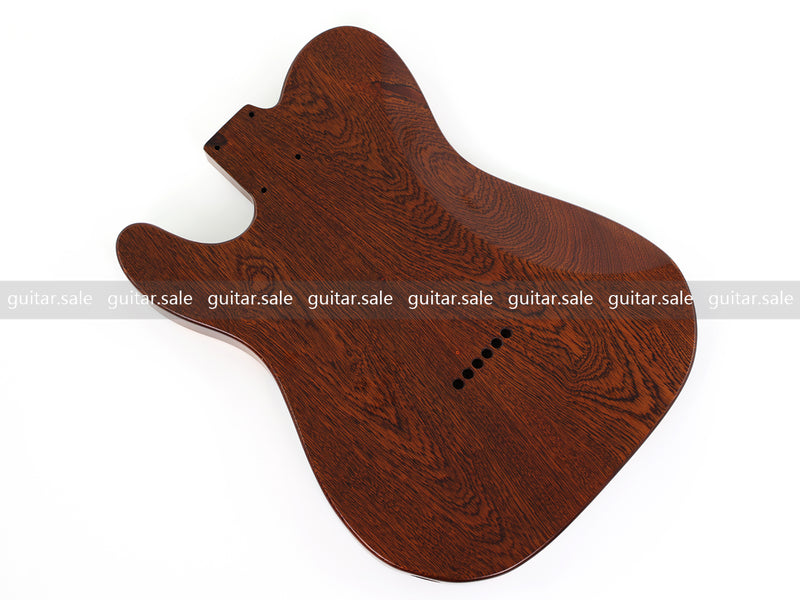 One-of-a-Kind Burl Wood Veneer Epoxy Resin TL Style Electric Guitar Body (BE-015)