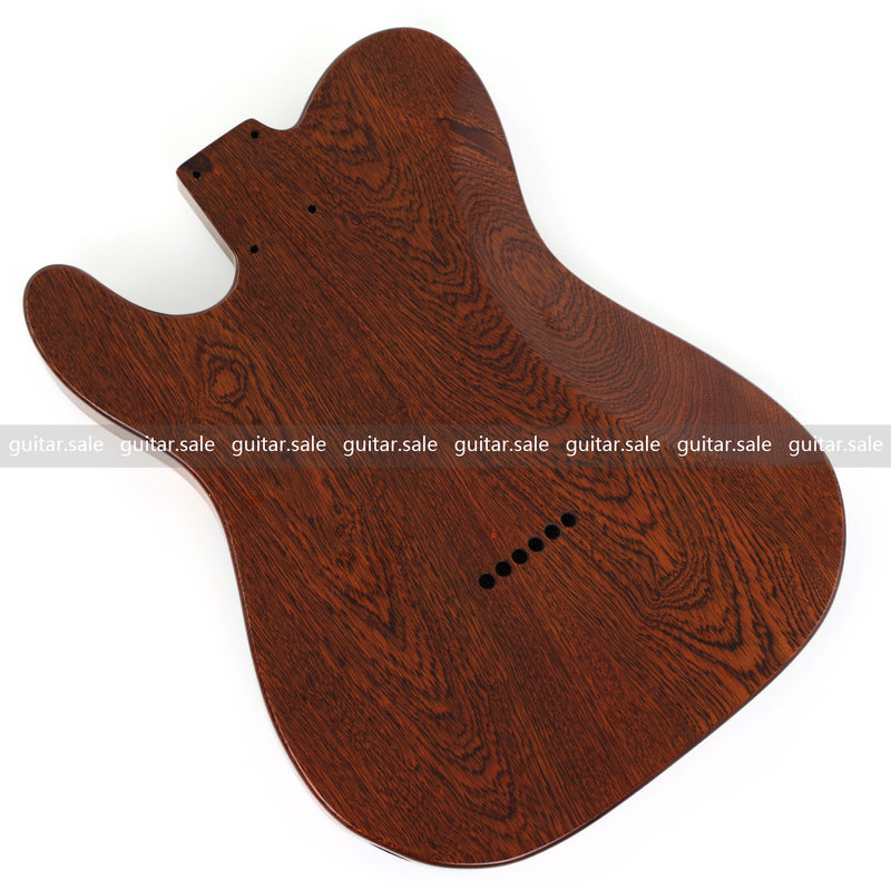 One-of-a-Kind Burl Wood Veneer Epoxy Resin TL Style Electric Guitar Body (BE-015)