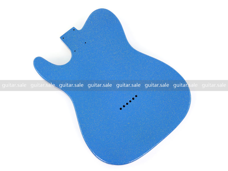 One-of-a-Kind Burl Wood Veneer Epoxy Resin TL Style Electric Guitar Body (BE-016)
