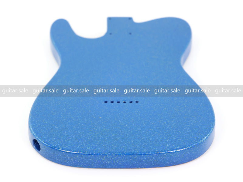 One-of-a-Kind Burl Wood Veneer Epoxy Resin TL Style Electric Guitar Body (BE-016)
