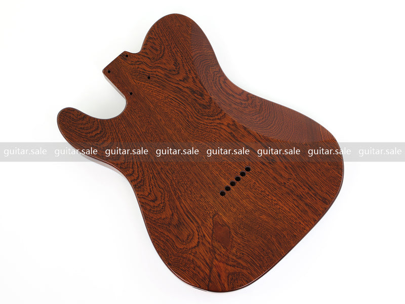 One-of-a-Kind Burl Wood Veneer Epoxy Resin TL Style Electric Guitar Body (BE-017)