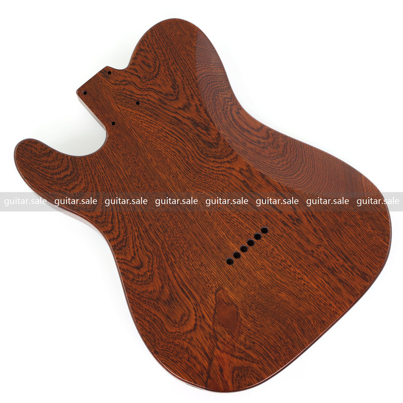 One-of-a-Kind Burl Wood Veneer Epoxy Resin TL Style Electric Guitar Body (BE-017)