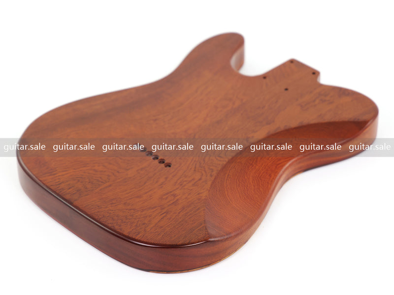 One-of-a-Kind Burl Wood Veneer Epoxy Resin TL Style Electric Guitar Body (BE-018)
