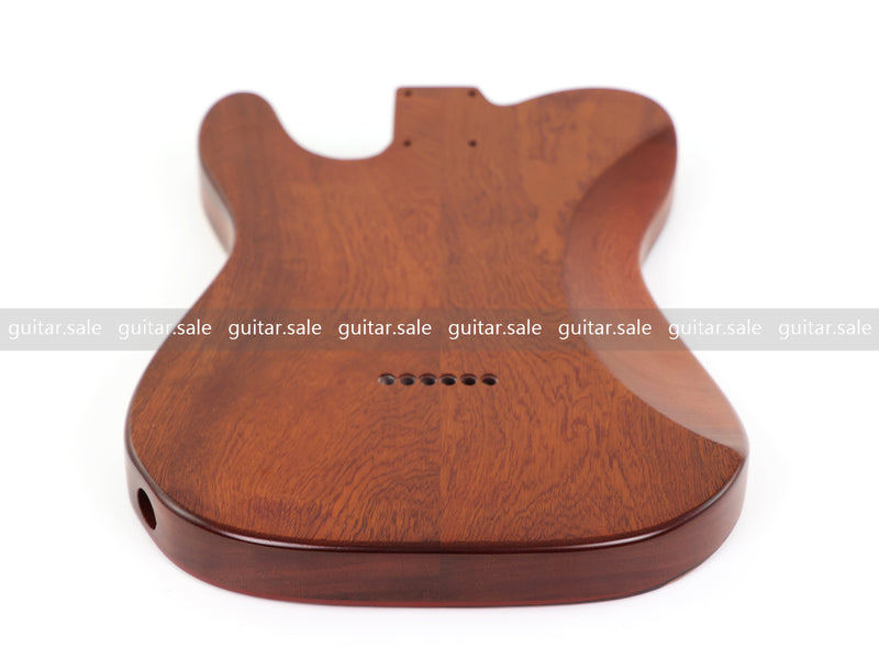 One-of-a-Kind Burl Wood Veneer Epoxy Resin TL Style Electric Guitar Body (BE-018)