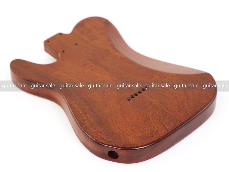 One-of-a-Kind Burl Wood Veneer Epoxy Resin TL Style Electric Guitar Body (BE-018)